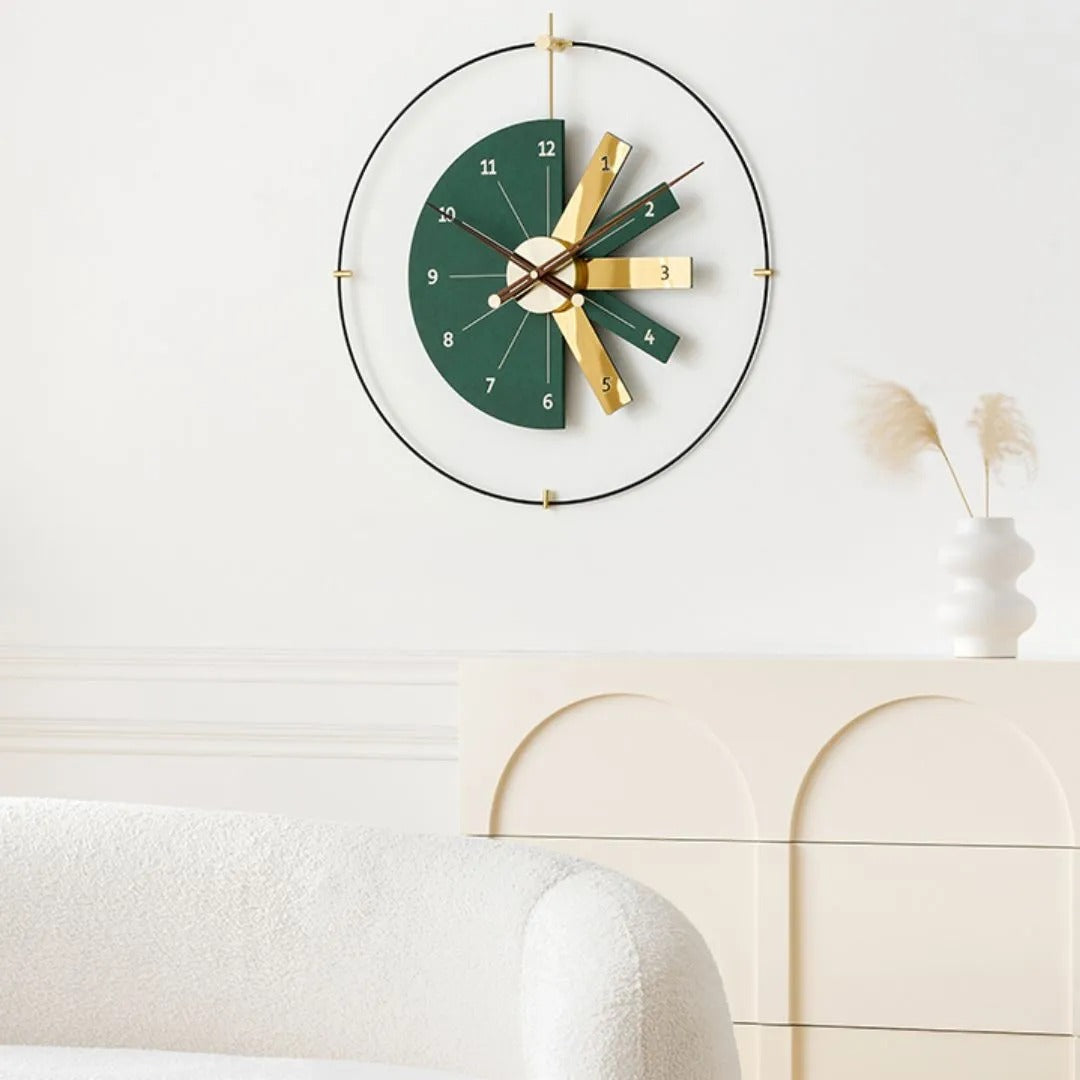 Eliot Time Art Clock Wall Art |(large size)| Silent quartz| Customizable