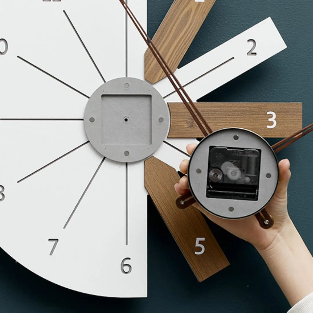 Eliot Time Art Clock Wall Art |(large size)| Silent quartz| Customizable