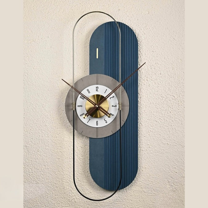 Luxe PVD Wall Clock (13X30")INCH | Silent quartz| Customizable
