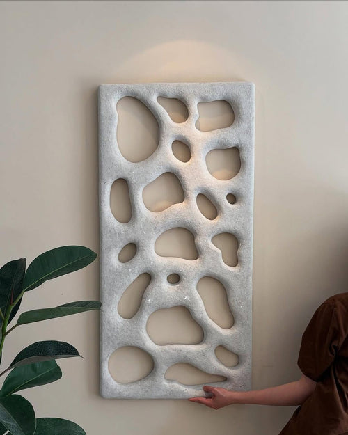 (27x48")|Abstract texture handmade fame wall art |customizable