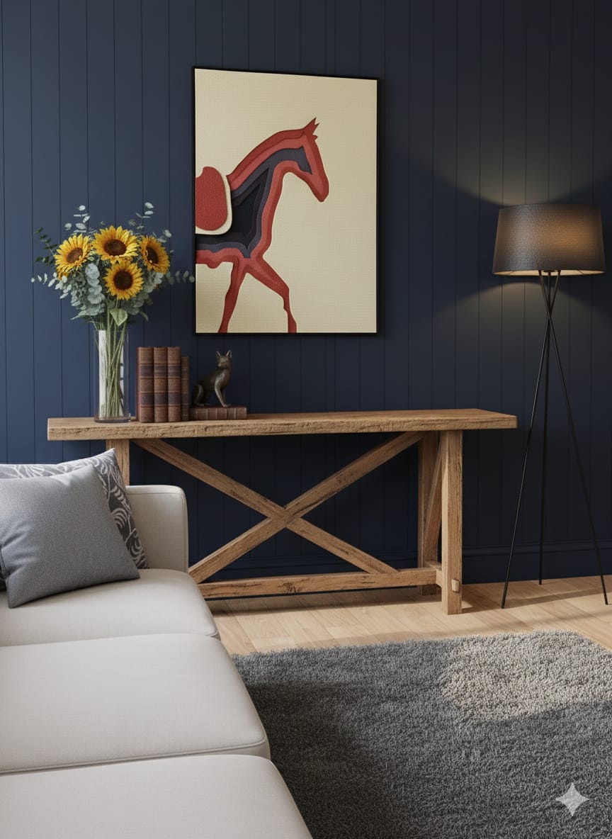 IMPACT| Custom 3D Layered HDMR Abstract Wall Art (7 Layers) with Charcoal Frame|4X3 Feet