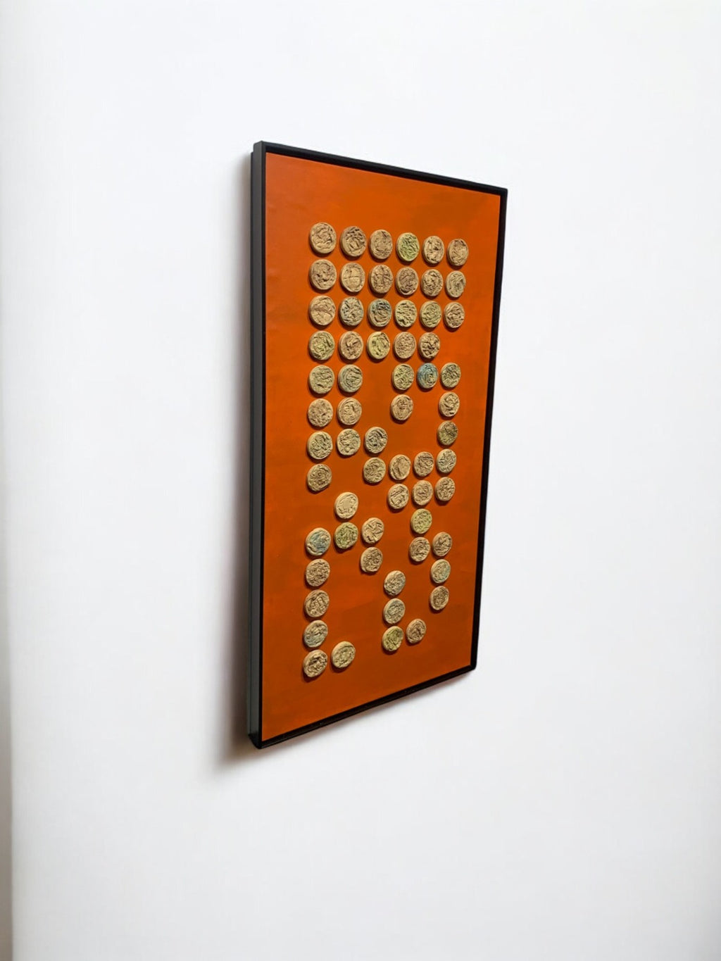2x4 feet| Handmade abstract Textured wall painting with Frame for living room| customizable