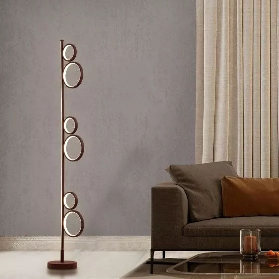 LED Ring-Line FIoor Lamp with 3 in 1 CCT Remote(Size Customization Available)