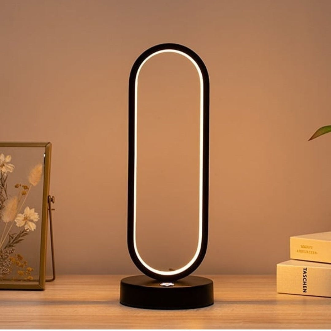 Oblong LED Table Lamp with 3 in 1 CCT Remote  (Size Customization Available)