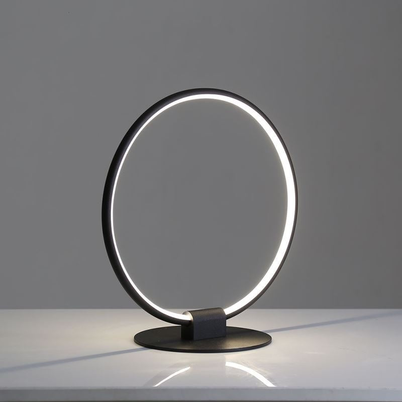 Inside Ring Table Lamp with 3 in 1 CCT Remote  (Size Customization Available)