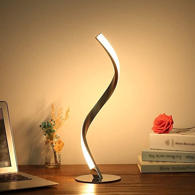 Spiral Table Lamp with 3 in 1 CCT Remote (Size Customization Available)