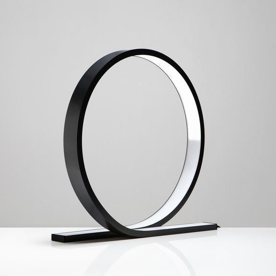 Loop Shape Table Lamp with 3 in 1 CCT Remote (Size Customization Available)