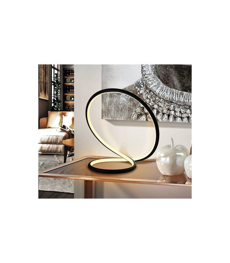 Modern Spiral Table Lamp with 3 in 1 CCT Remote (Size Customization Available)