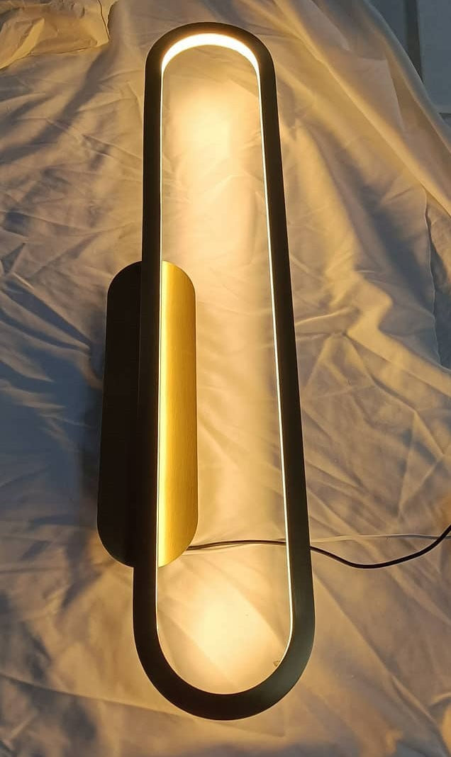 Oblong LED Wall Lamp with 3 in 1 CCT Remote  (Size Customization Available)