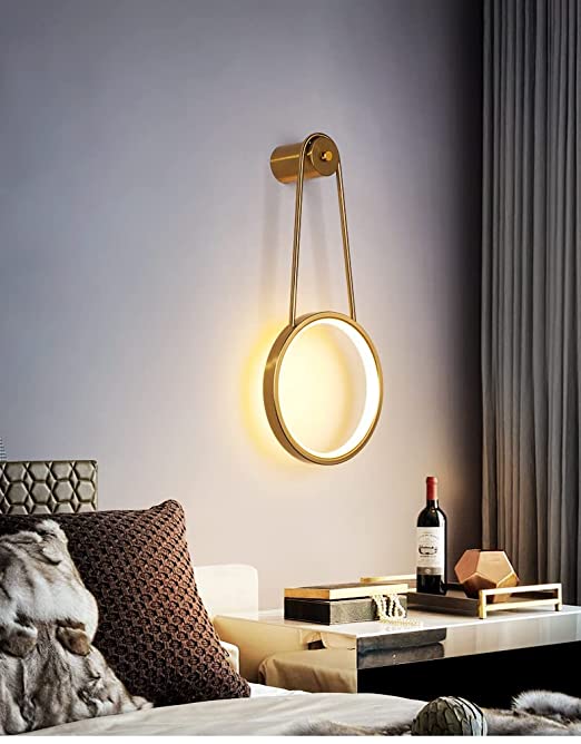 Round Wall Lamp with 3 in 1 CCT Remote (Size Customization Available)