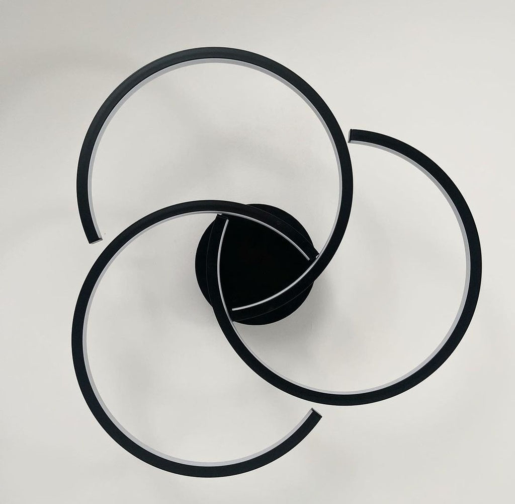 Inside Rings Ceiling Light with 3 in 1 CCT Remote(Size Customization Available)