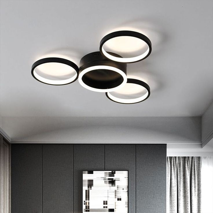 Round LED Ceiling Light with 3 in 1 CCT Remote ( (Size Customization A ...