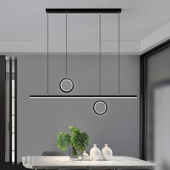 Ring-Line Pendant Light with 3 in 1 CCT Remote (Size Customization Available)