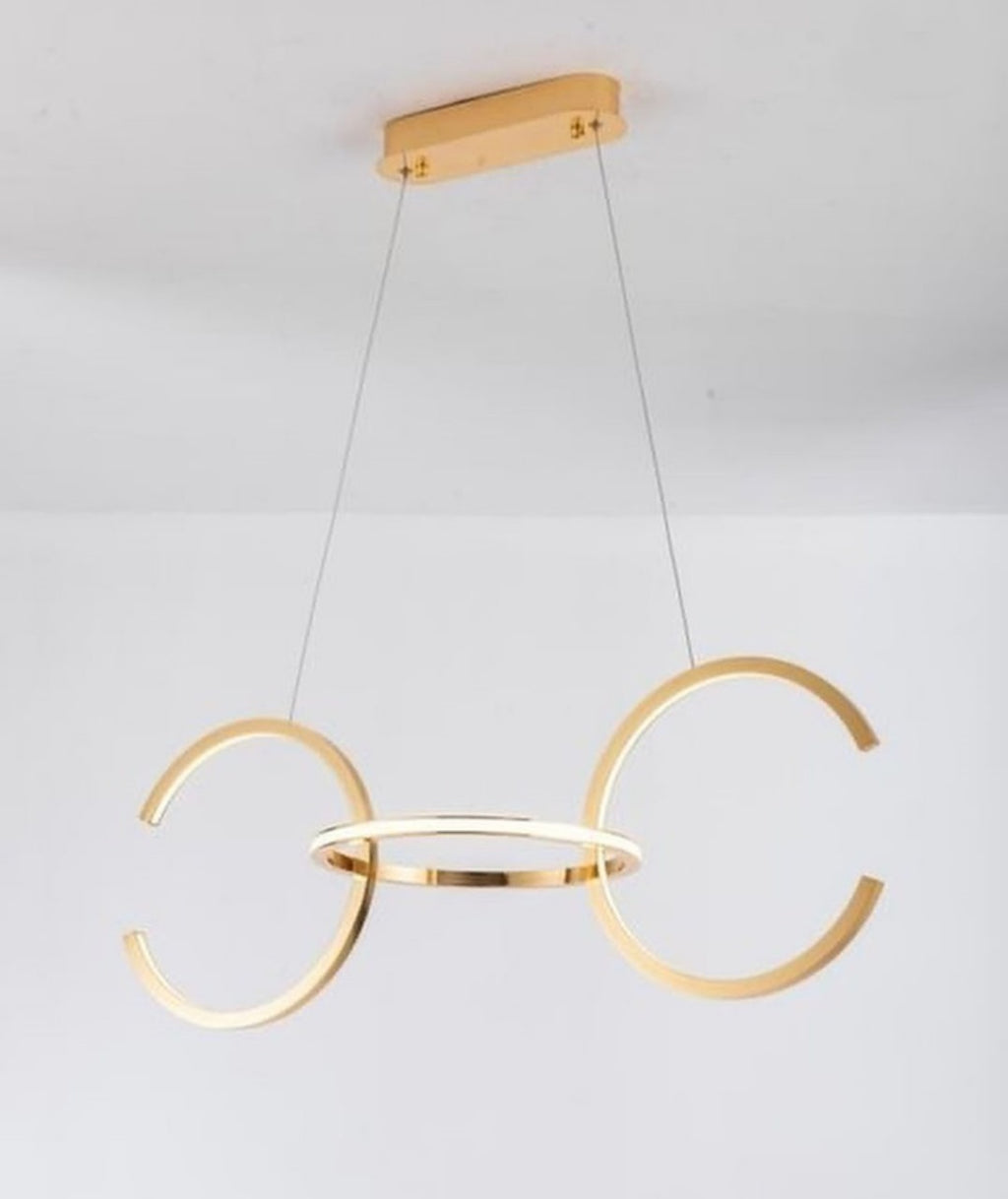 Modern Chandelier Light with 3 in 1 CCT Remote  (Size Customization Available)