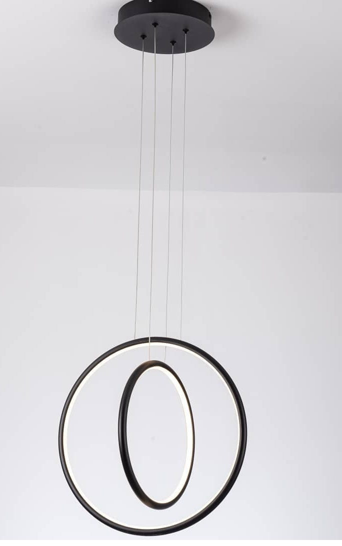 Dual-Ring Chandelier Light with 3 in 1 CCT Remote  (Size Customization Available)