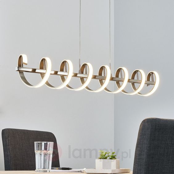 Classy Spiral Pendant Light with 3 in 1 CCT Remote (Size Customization Available)