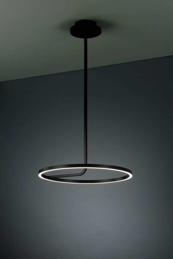 Round Pendant Light with 3 in 1 CCT Remote (Size Customization Available)