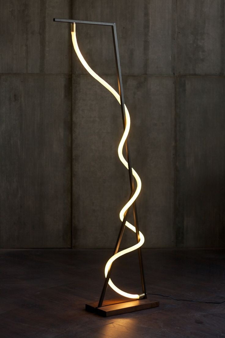 Designer LED Floor Lamp with 3 in 1 CCT Remote (Size Customization Available)