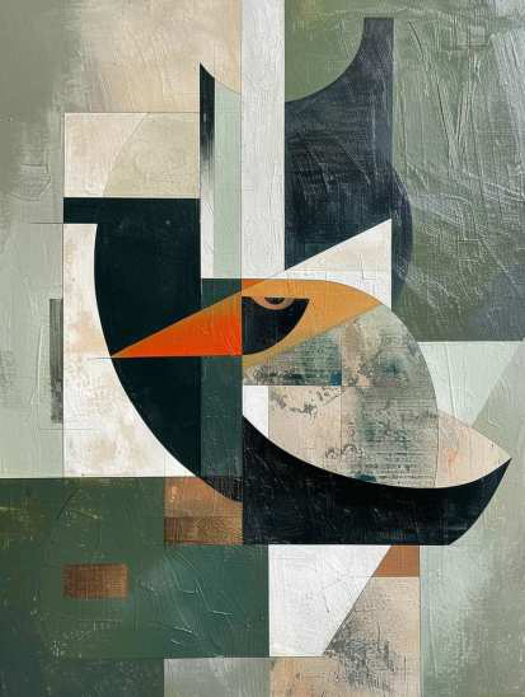 Abstract art painting| 350 GSM Gallery-Wrapped Canvas on Premium 1x1 inch Pine Wood Frame"