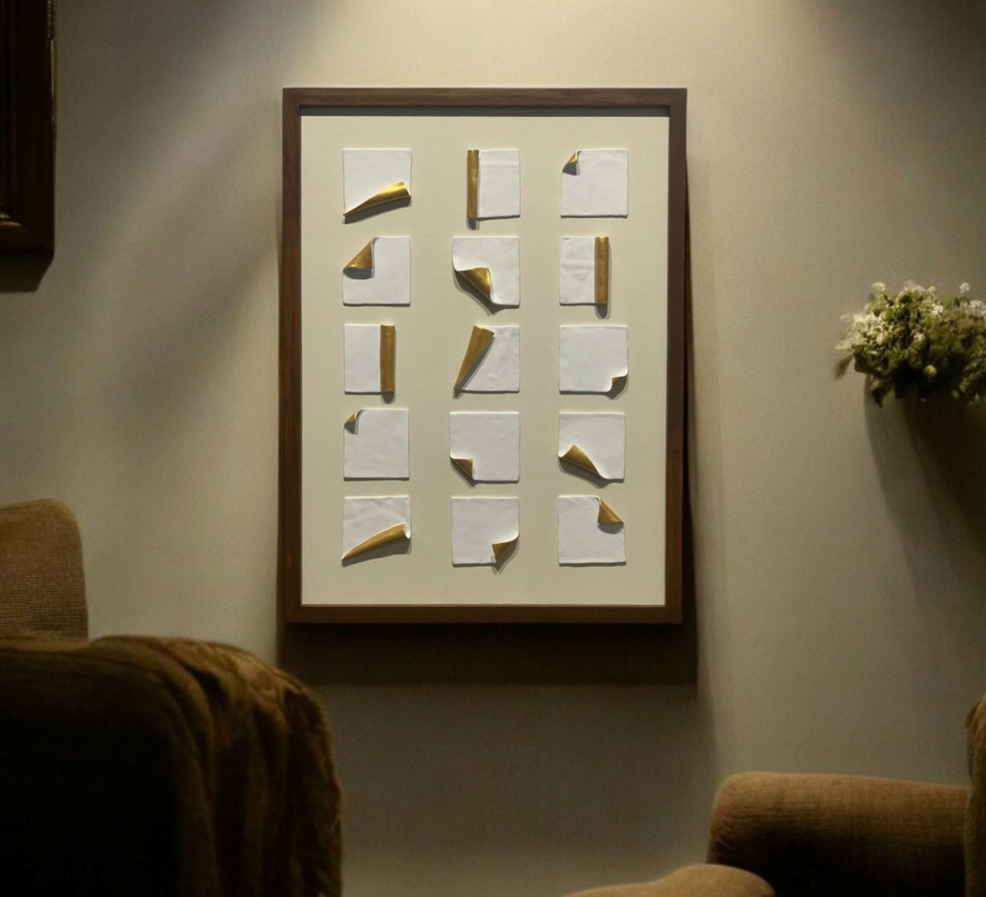 Modern Textured  Handmade  Wall Art (24x32)"|customizable