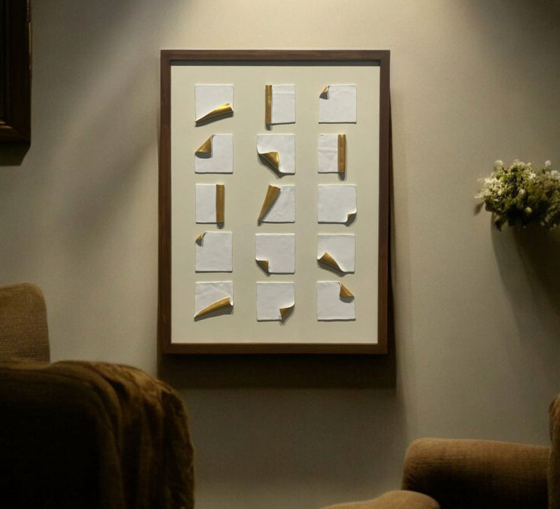 Modern Textured  Handmade  Wall Art (24x32)"|customizable