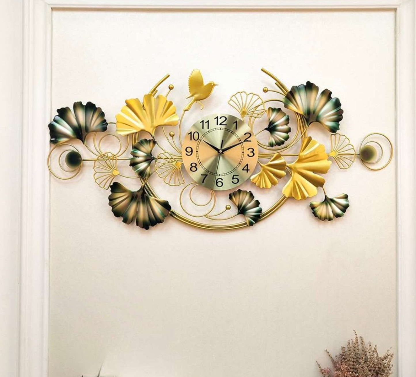 Designer Large Metallic finish Multicolor Wall Clock
