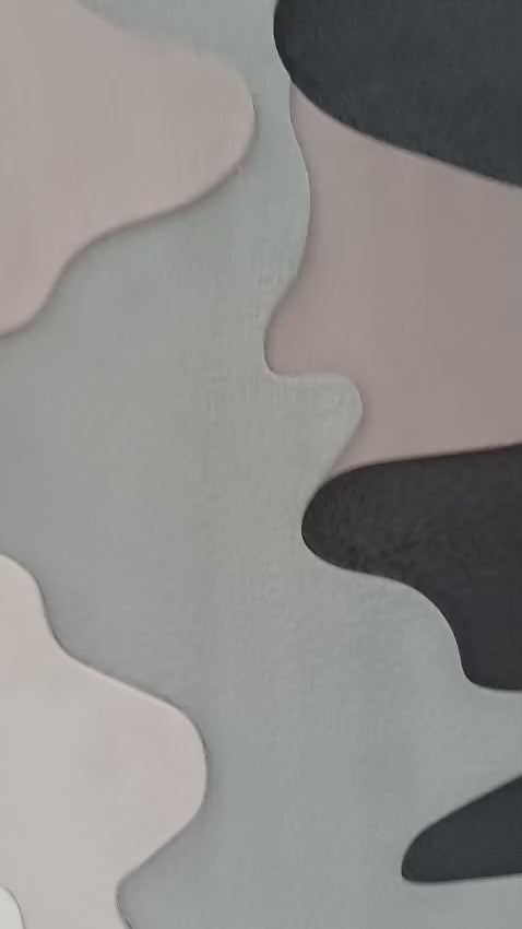 ECLIPSE| Custom 3D Layered HDMR Abstract Wall Art (7 Layers) with Charcoal Frame|4X3 Feet