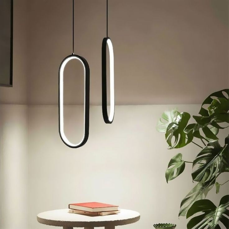 Oblong Pendant Light (Size Customization Available)