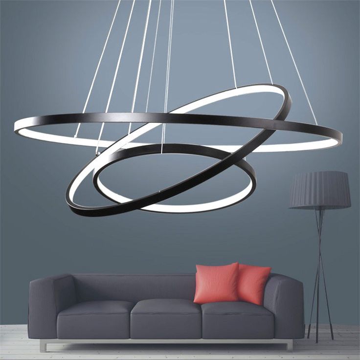 Designer Ring Chandelier Light with 3 in 1 CCT Remote (Size Customization Available)