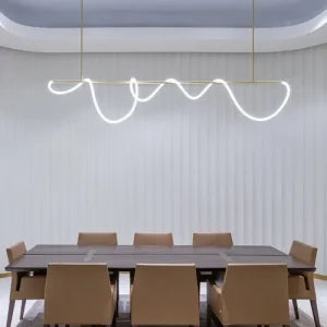 Spiral Chandelier Light with 3 in 1 CCT Remote (Size Customization Available)