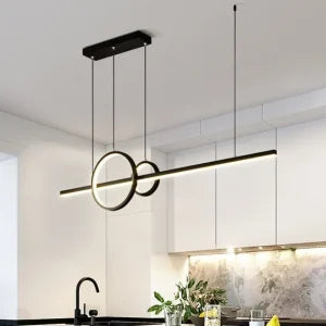 Classy Ring-Line Pendant Light with 3 in 1 CCT Remote (Size Customization Available)