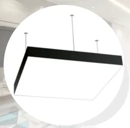 Classy Square Pendant Light with 3 in 1 CCT Remote (Size Customization Available)