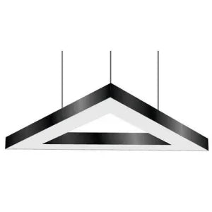 L.E.D Triangle Pendant Light with 3 in 1 CCT Remote (Size Customizatio ...