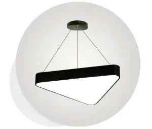 Triangle Pendant Light with 3 in 1 CCT Remote (Size Customization Available)